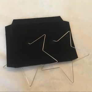 star hoop earrings